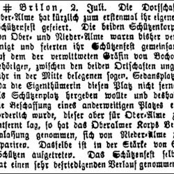 Zeitungsbericht 1901